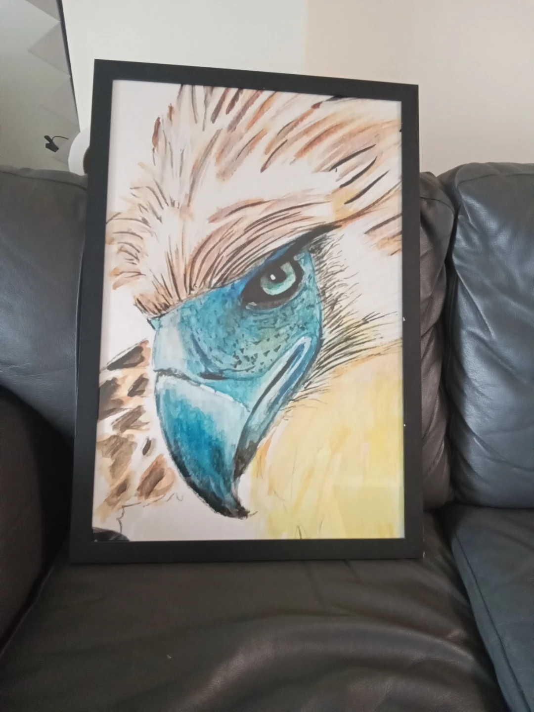 Framed Painting of Eagle's Eye