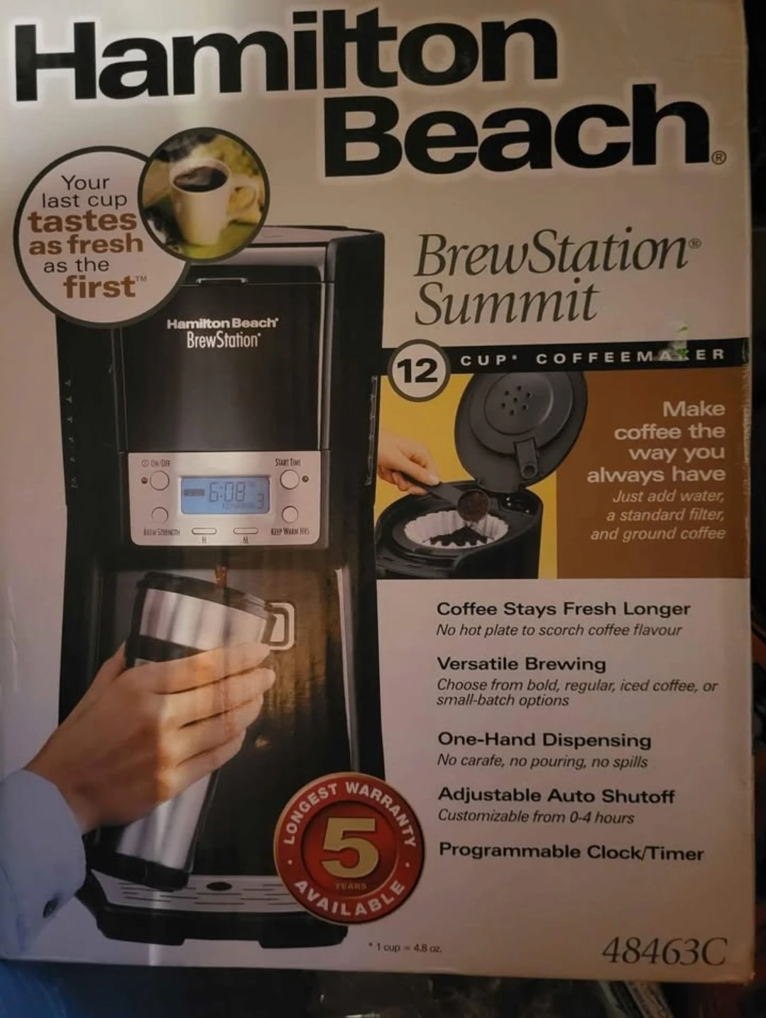 Hamilton Beach BrewStation Summit 12 Cup Coffeemaker - photo 2