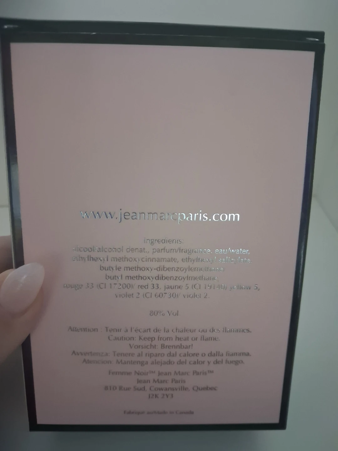 Jean Marc Paris Femme Noir Eau de Parfum 100ml - photo 2