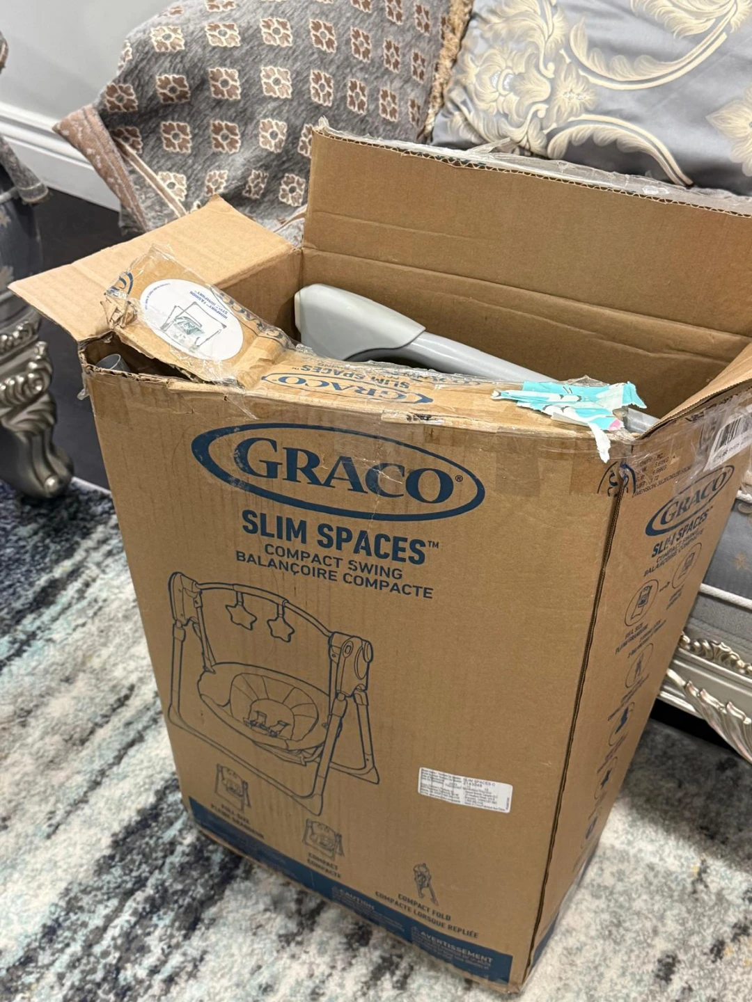 Graco Slim Spaces Compact Baby Swing - photo 3
