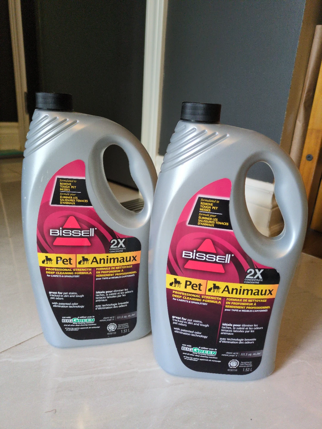 Bissell professional strength cleaner +  2X Concentrated Formula