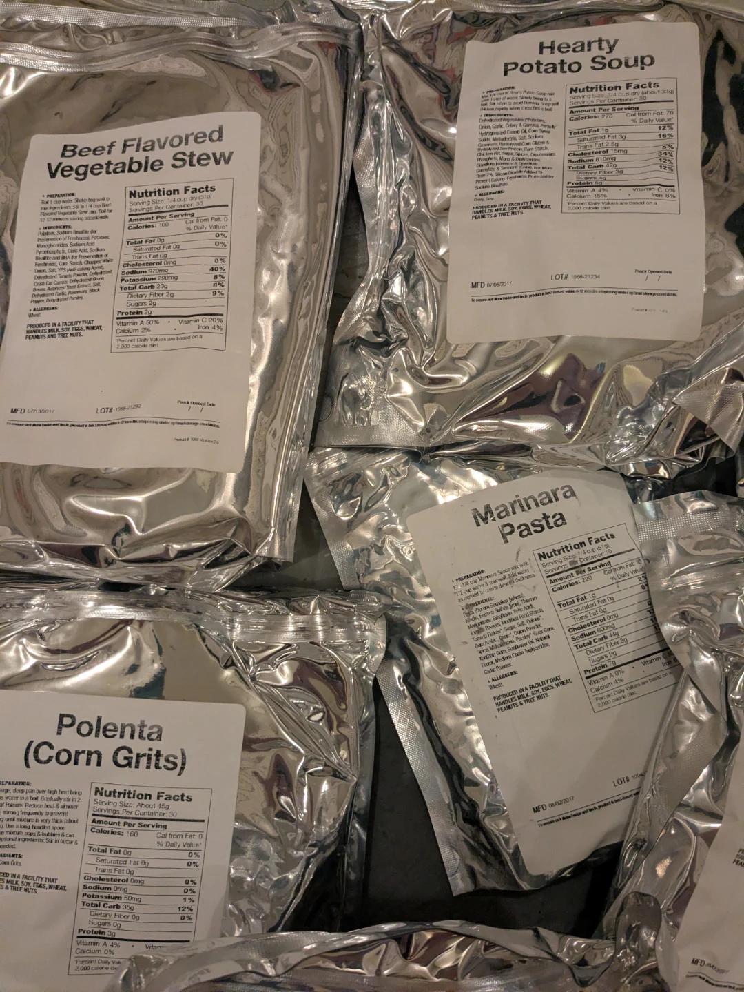 VINTAGE Y2K Chef's Banquet Meals MRE - 13 Pack - photo 5