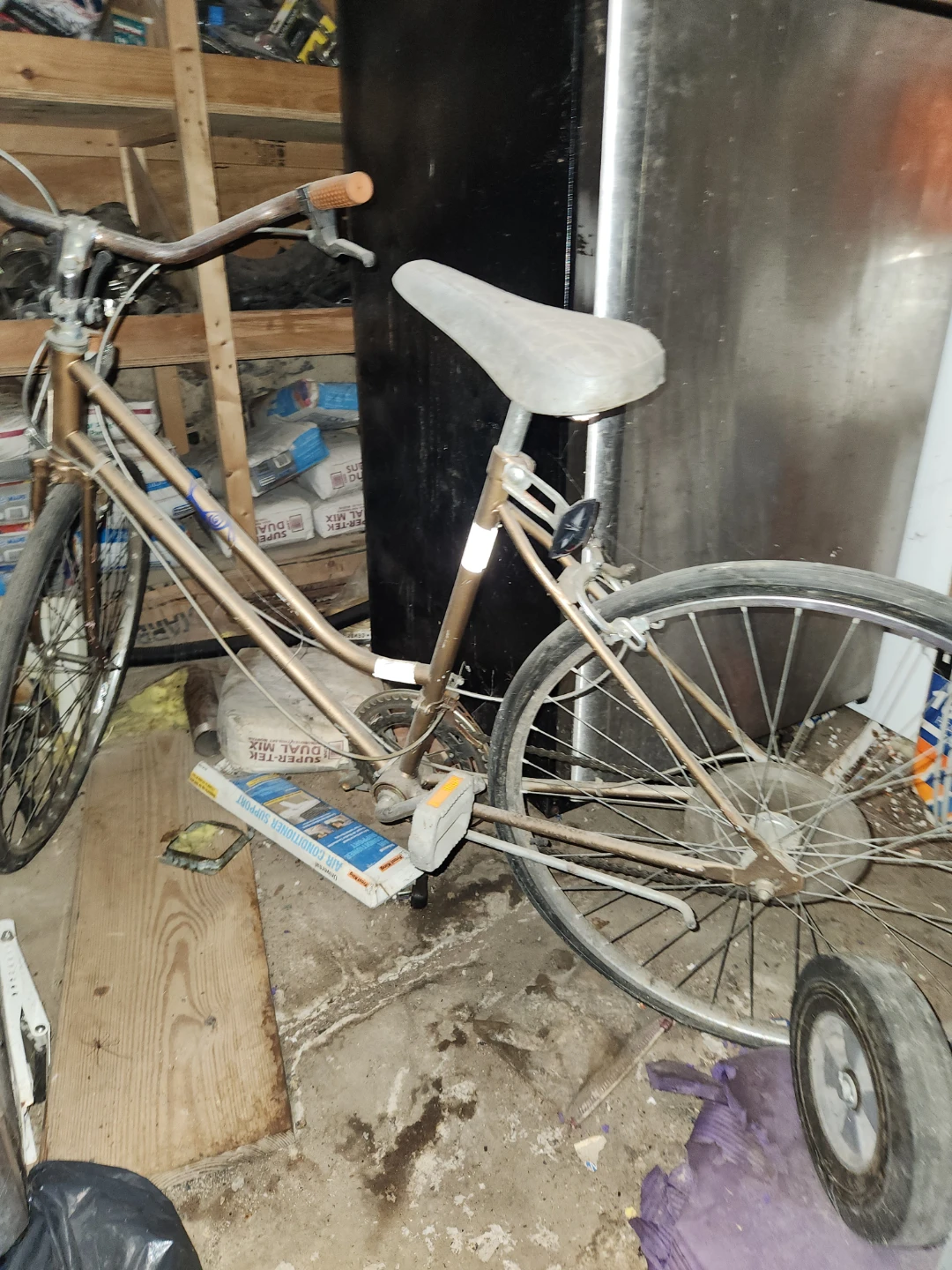Gold Cruiser Bicycle