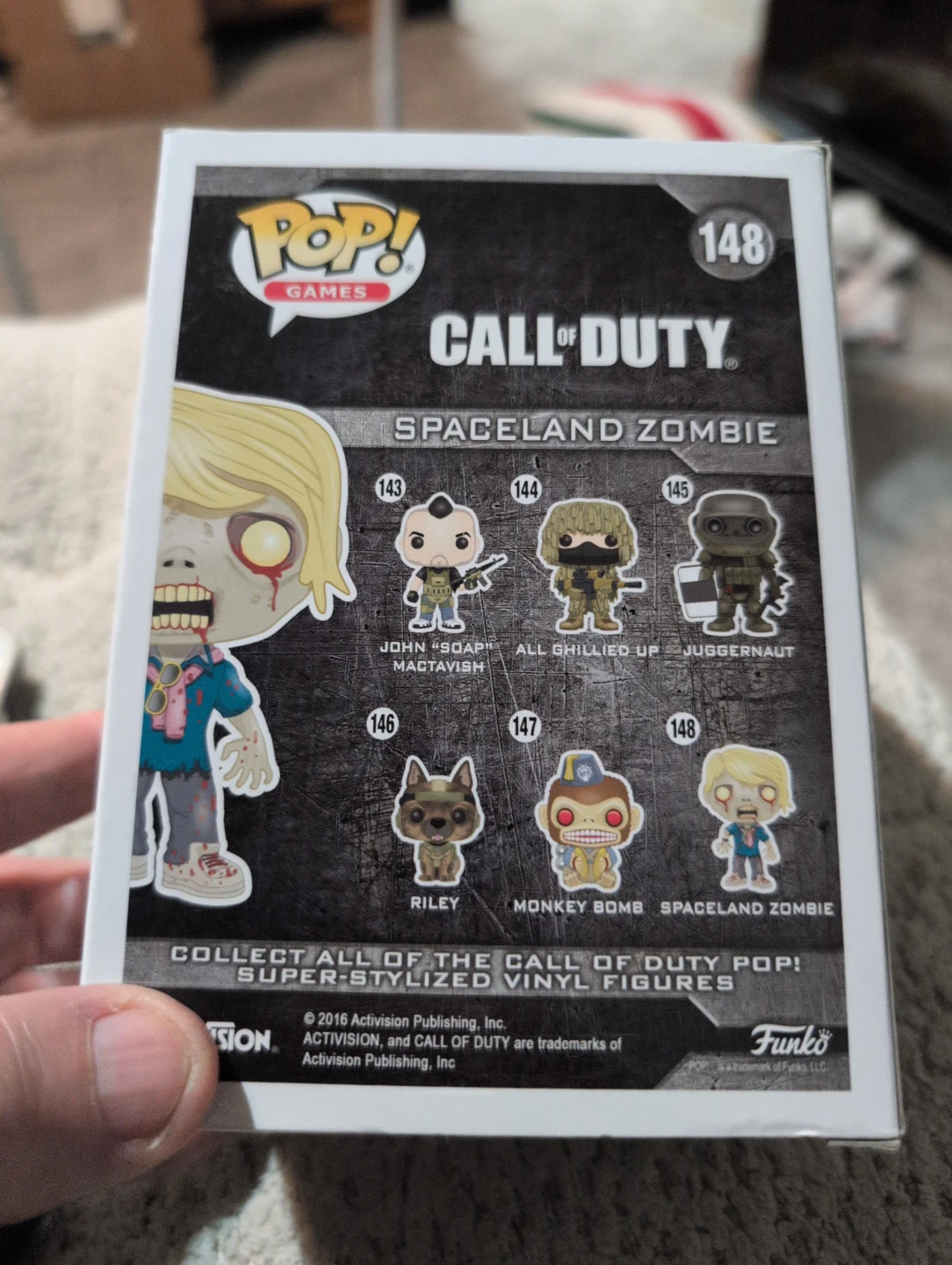 Funko Pop! Call of Duty Spaceland Zombie #148 Vinyl Figure - photo 2