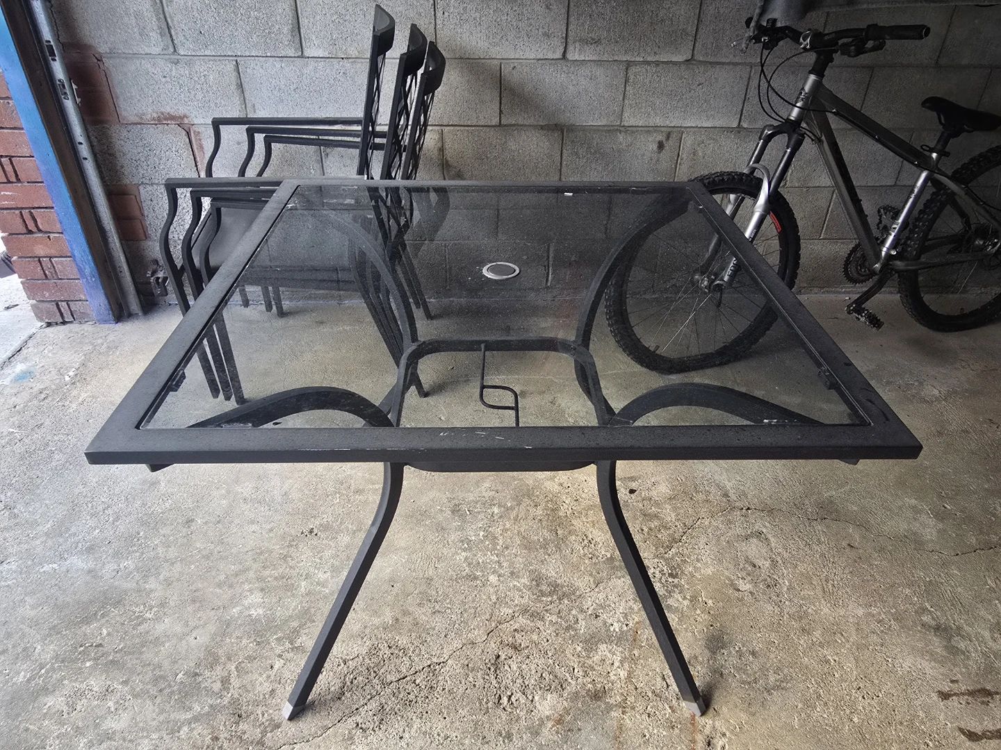 Glass Top Patio Table - photo 4