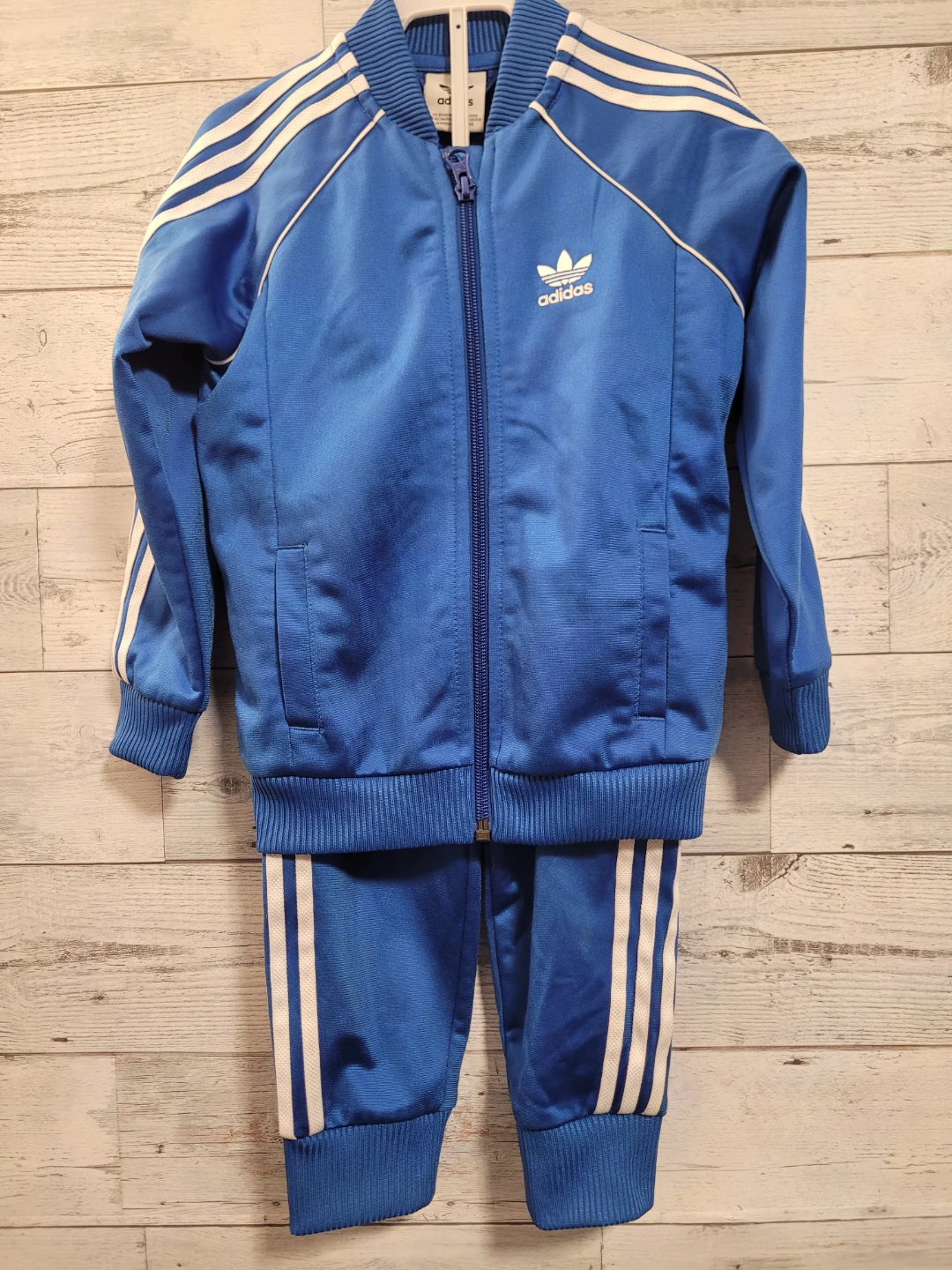 Kids' Adidas Blue Tracksuit Set - Size 2-3T