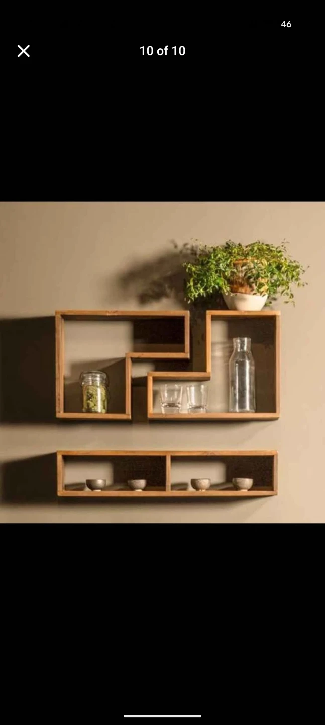 Artemano Wooden Wall Shelves Set