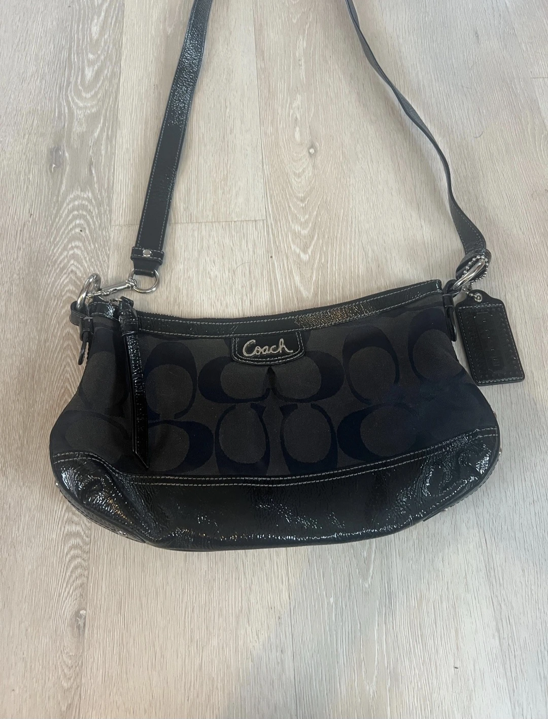 Coach Signature Monogram Shoulder Bag - photo 3