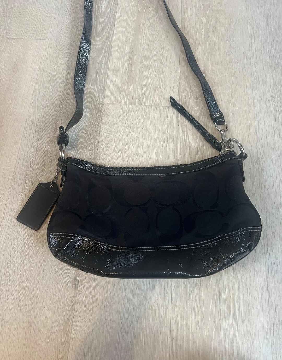 Coach Signature Monogram Shoulder Bag - photo 4