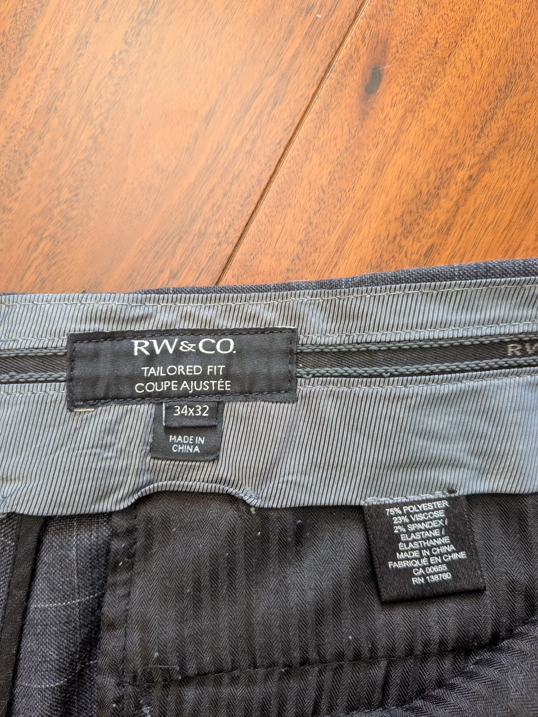 RW&CO. Tailored Fit Plaid Dress Pants 34x32 - photo 4