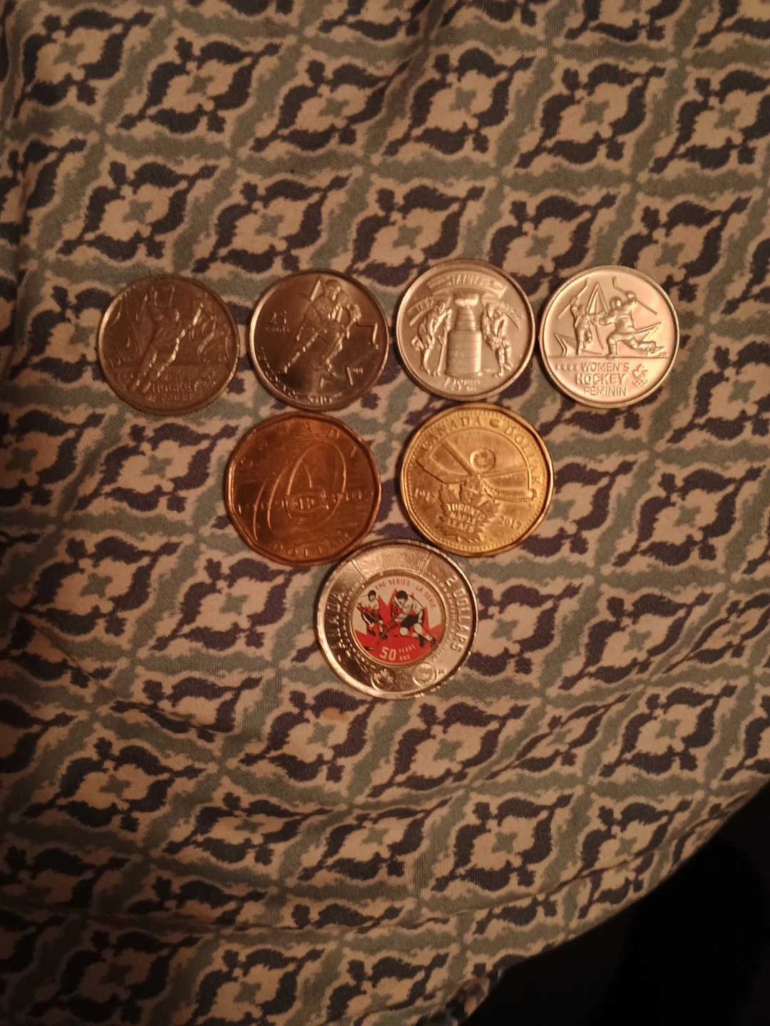 Collection of Canadian Coins( hockey collection)