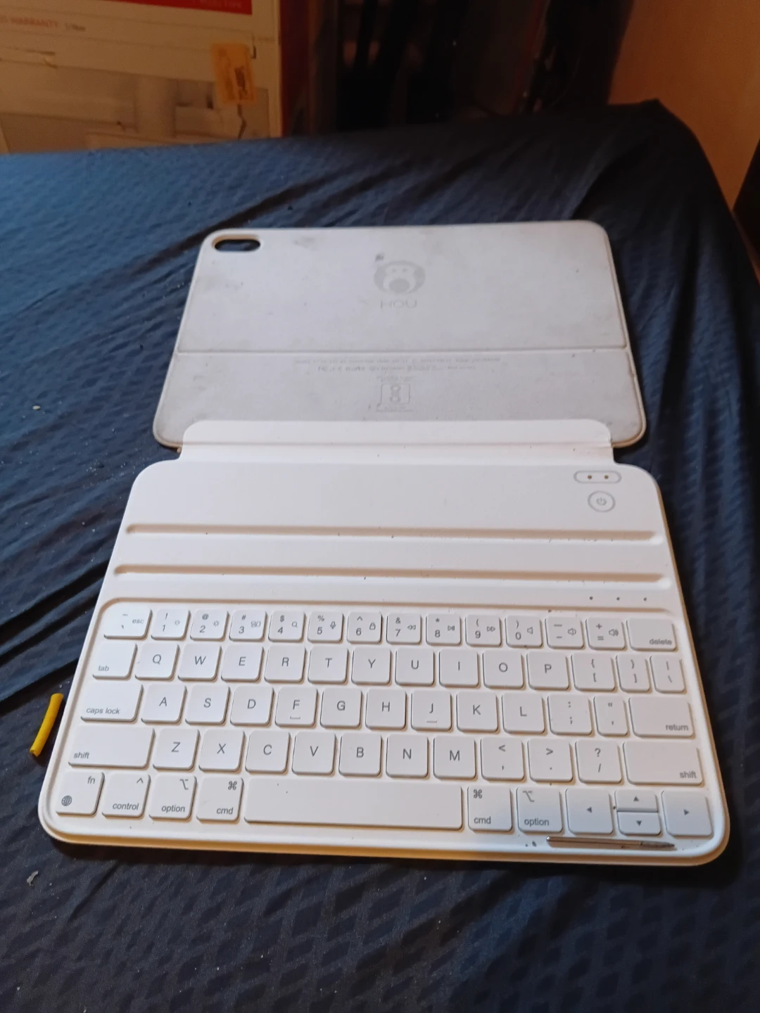 White HOU Keyboard Case