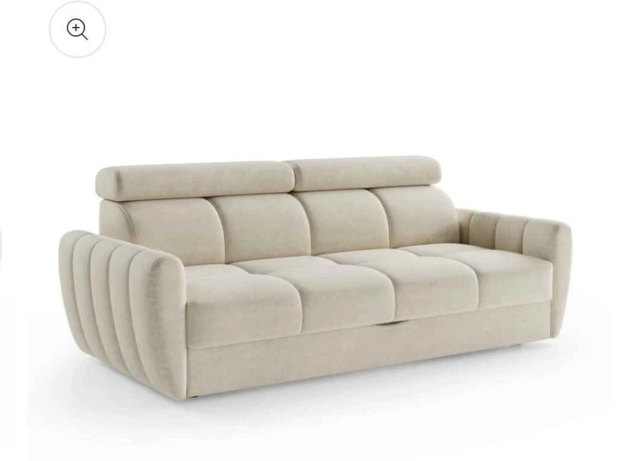 Beige Sofa Bed - photo 3