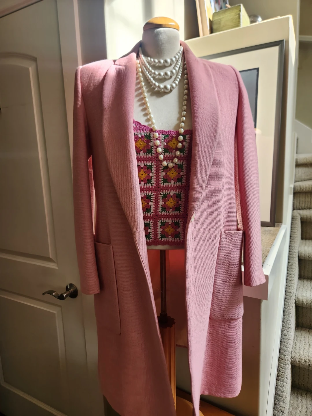 ZARA summer Pink Blazer
