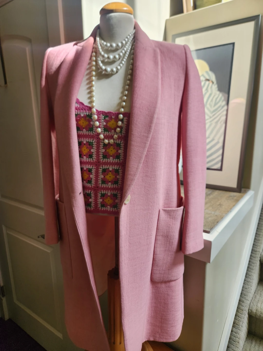 ZARA summer Pink Blazer - photo 4