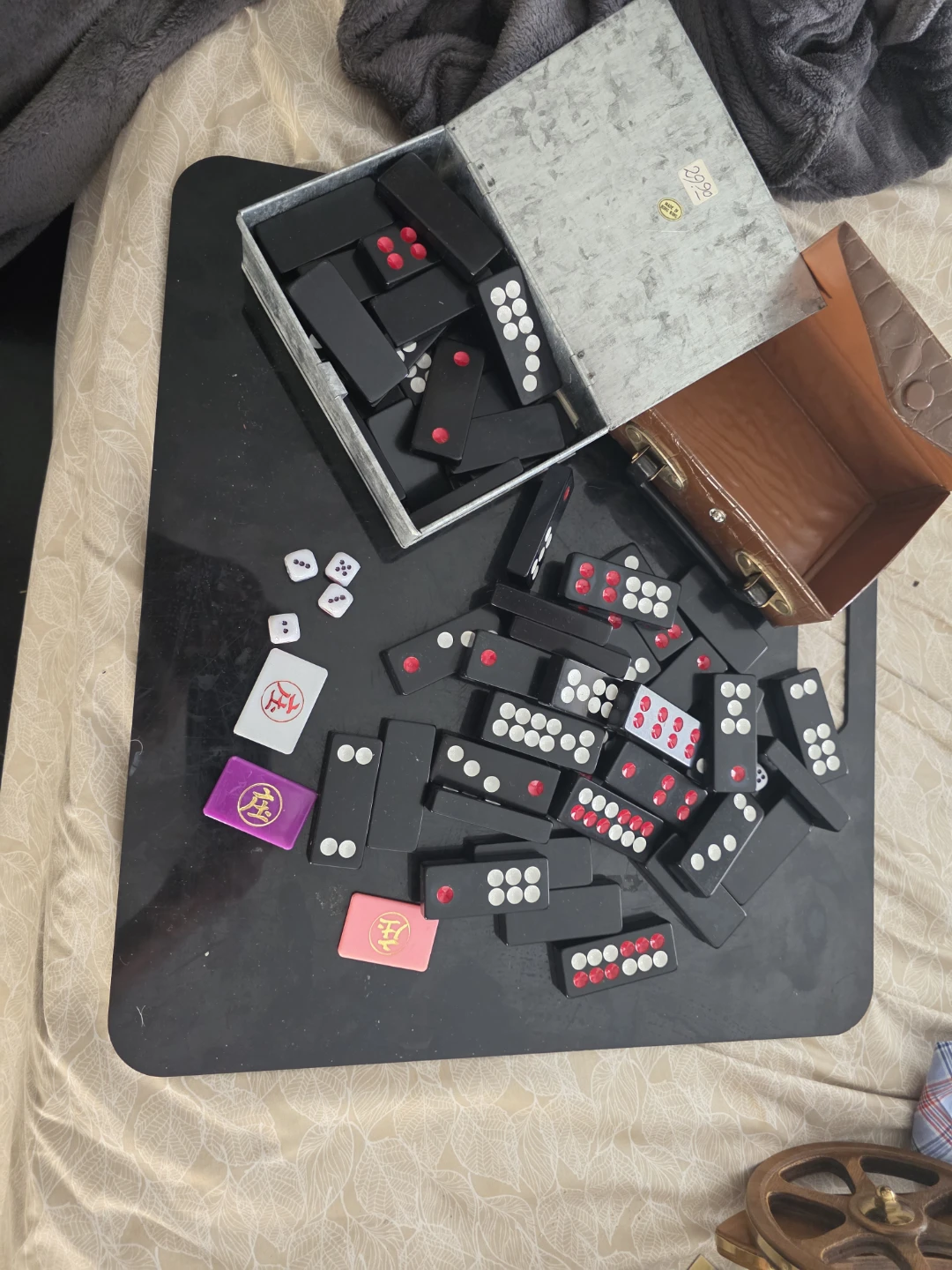 Mahjong Set with Case 2 sets for one price