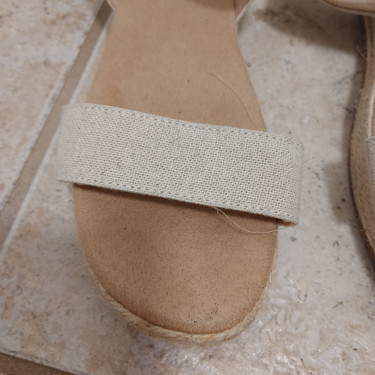 Old Navy Espadrille Wedge Sandals Cream Size 9 - photo 2