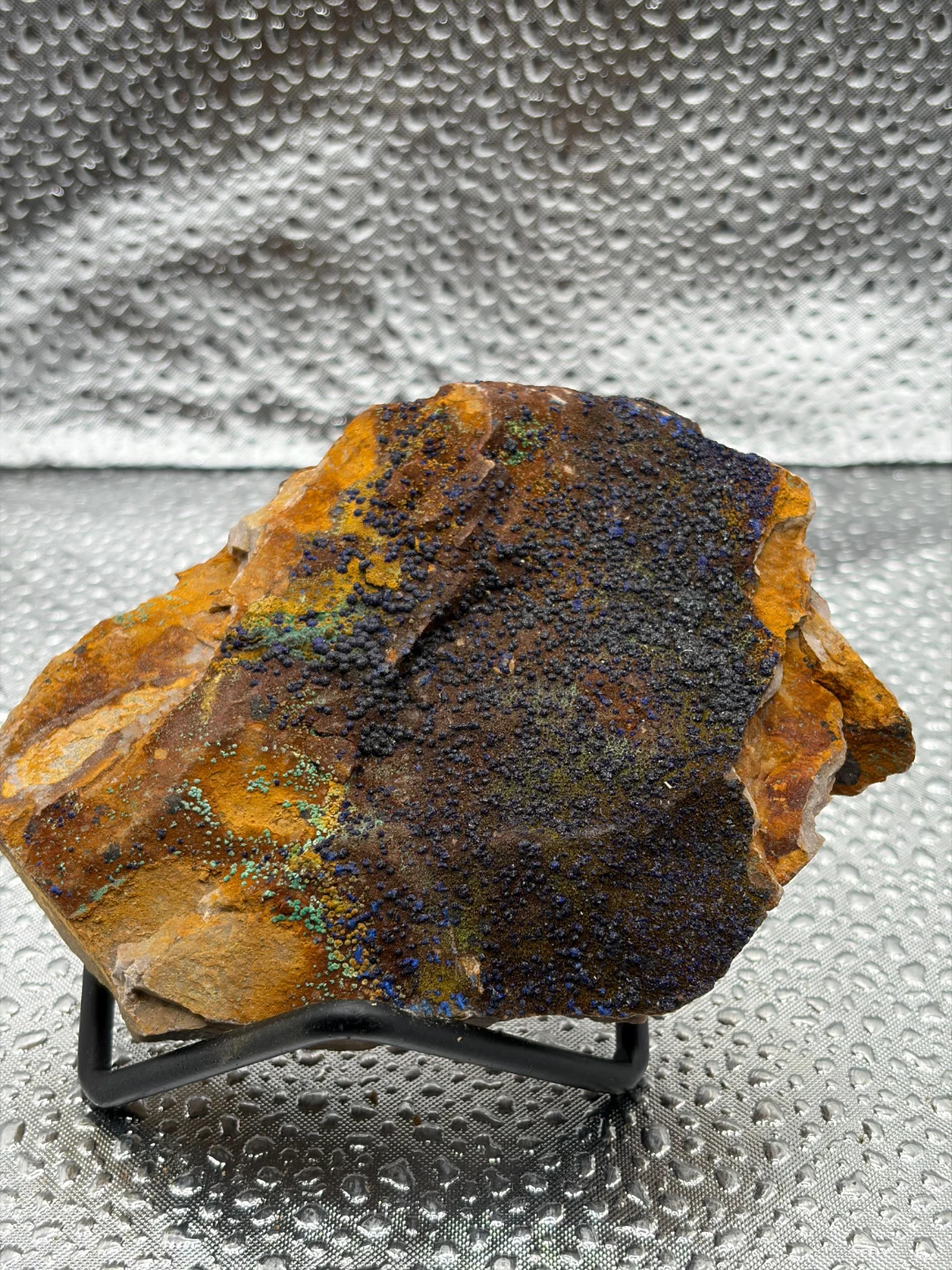 Azurite and Malachite Mineral Specimen - photo 3
