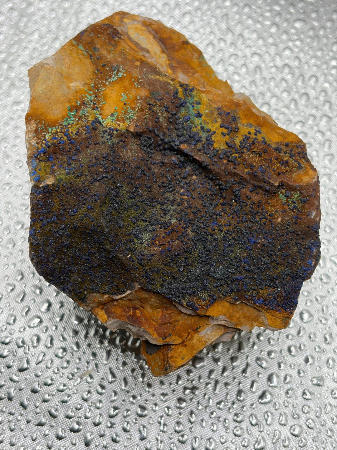 Azurite and Malachite Mineral Specimen - photo 4