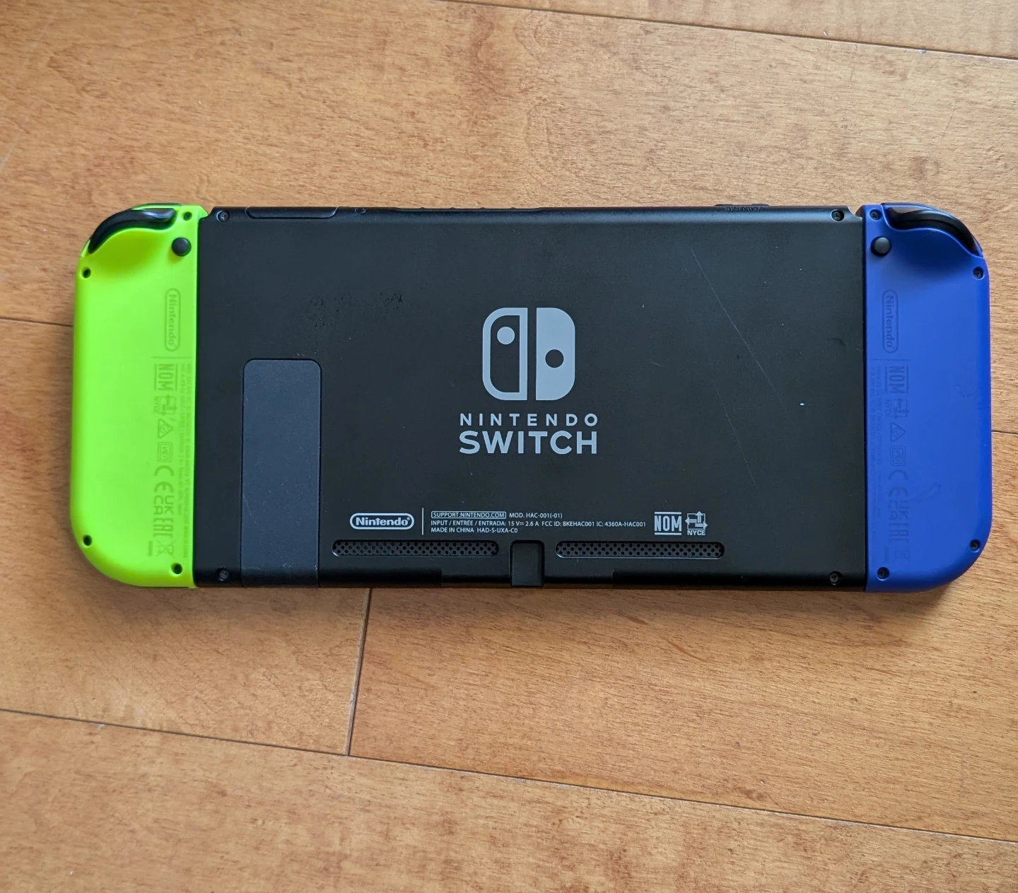 Nintendo Switch Console - Blue and Neon Green - photo 3