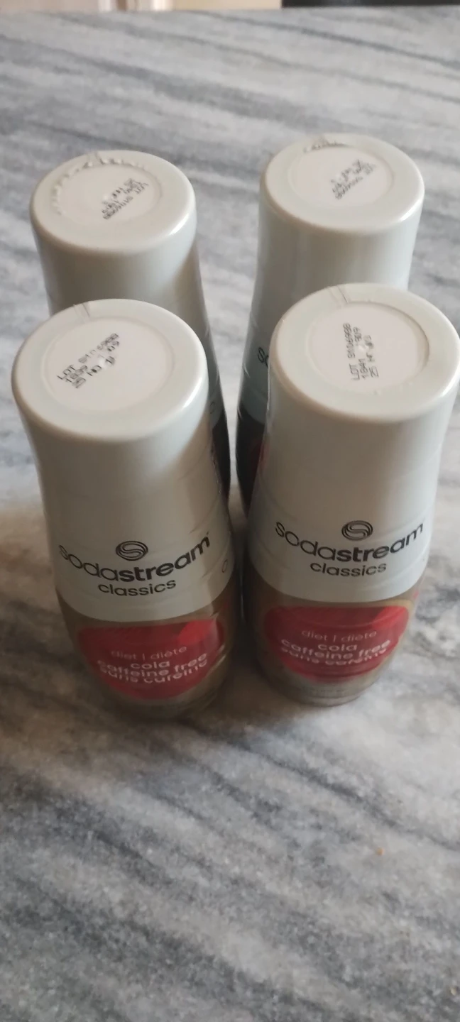 Sodastream Classics Diet Cola Caffeine Free 4 Pack 🌱