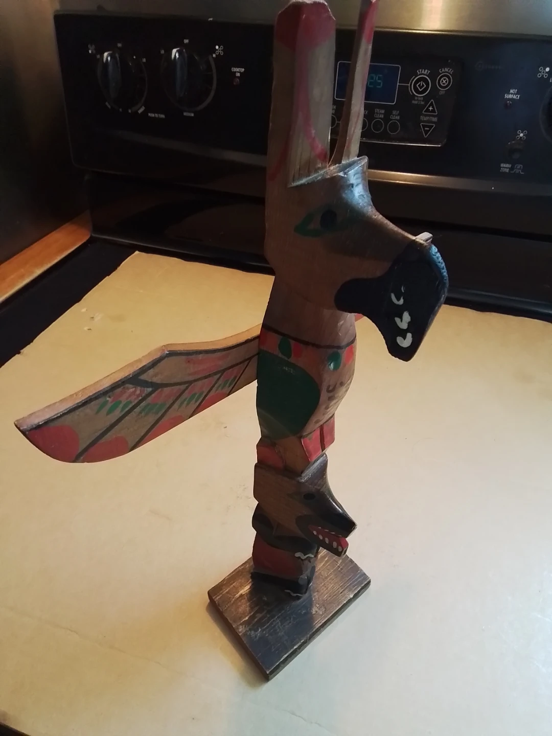 Vintage Mid-Century Pacific Northwest Souvenir Totem Pole - photo 3