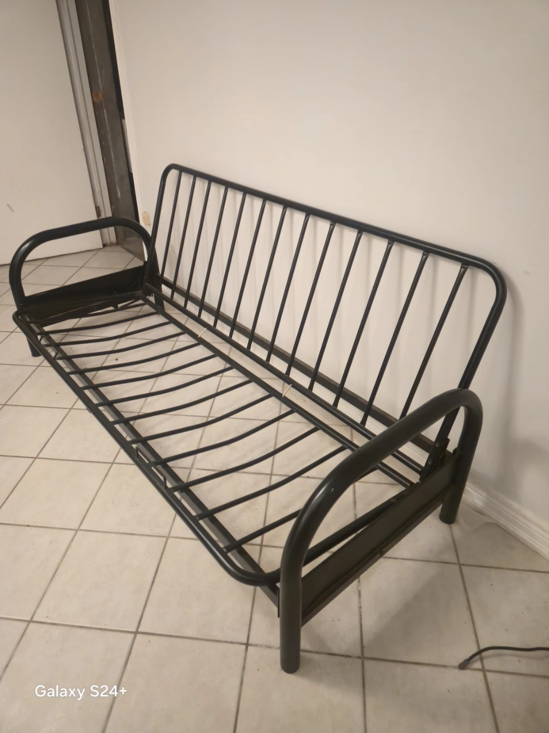 Black Metal Futon Frame - photo 2