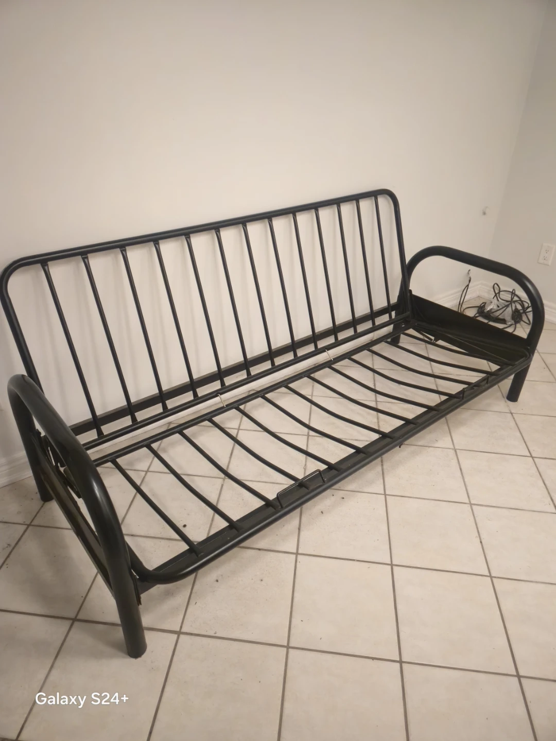 Black Metal Futon Frame - photo 3