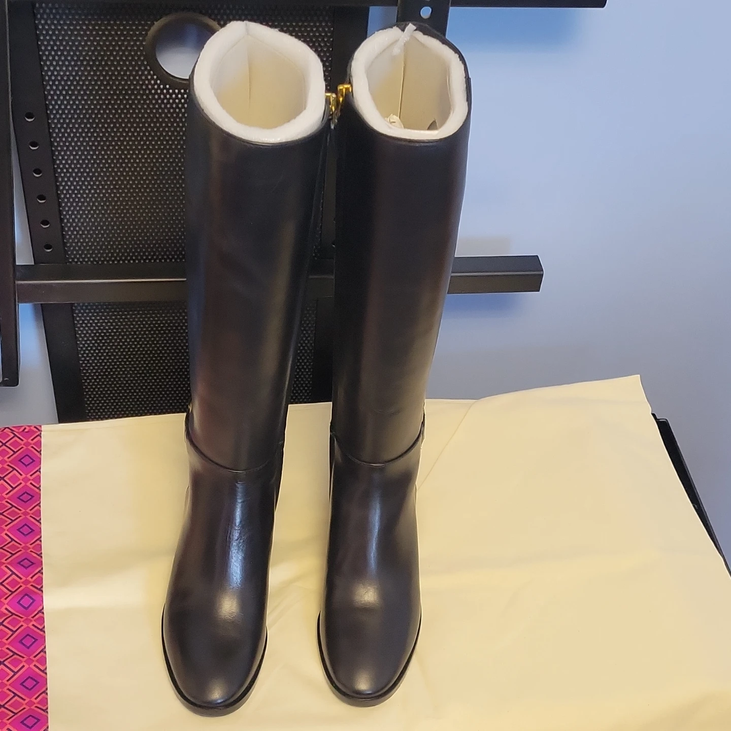 Tory Burch Black Leather Riding Boots - photo 2