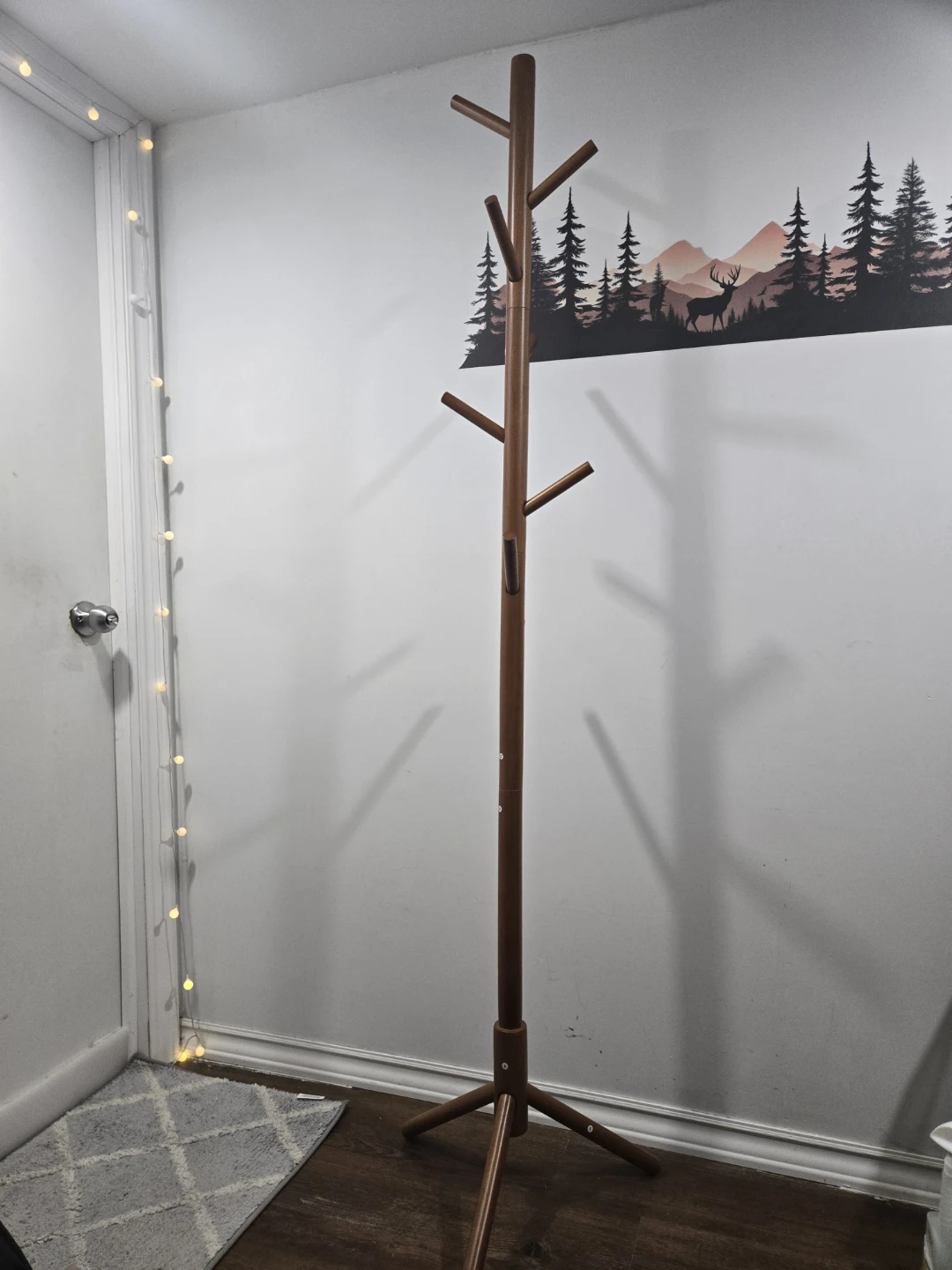 Wooden Coat Rack
