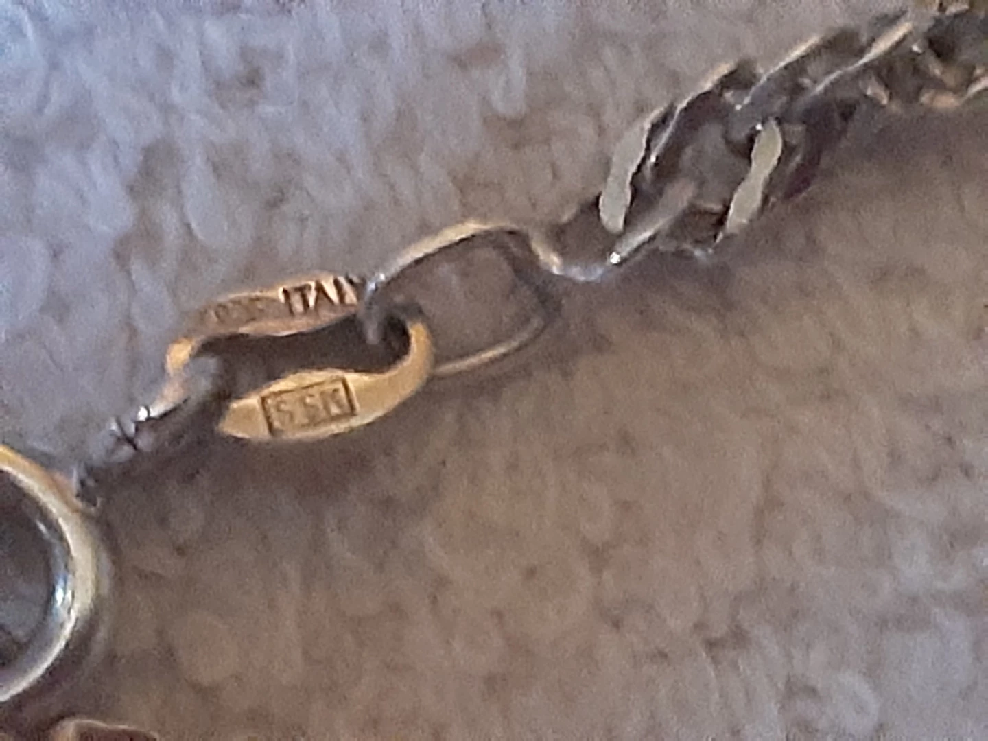 Sterling Silver Rope Chain Necklace ITALY 925 - photo 2