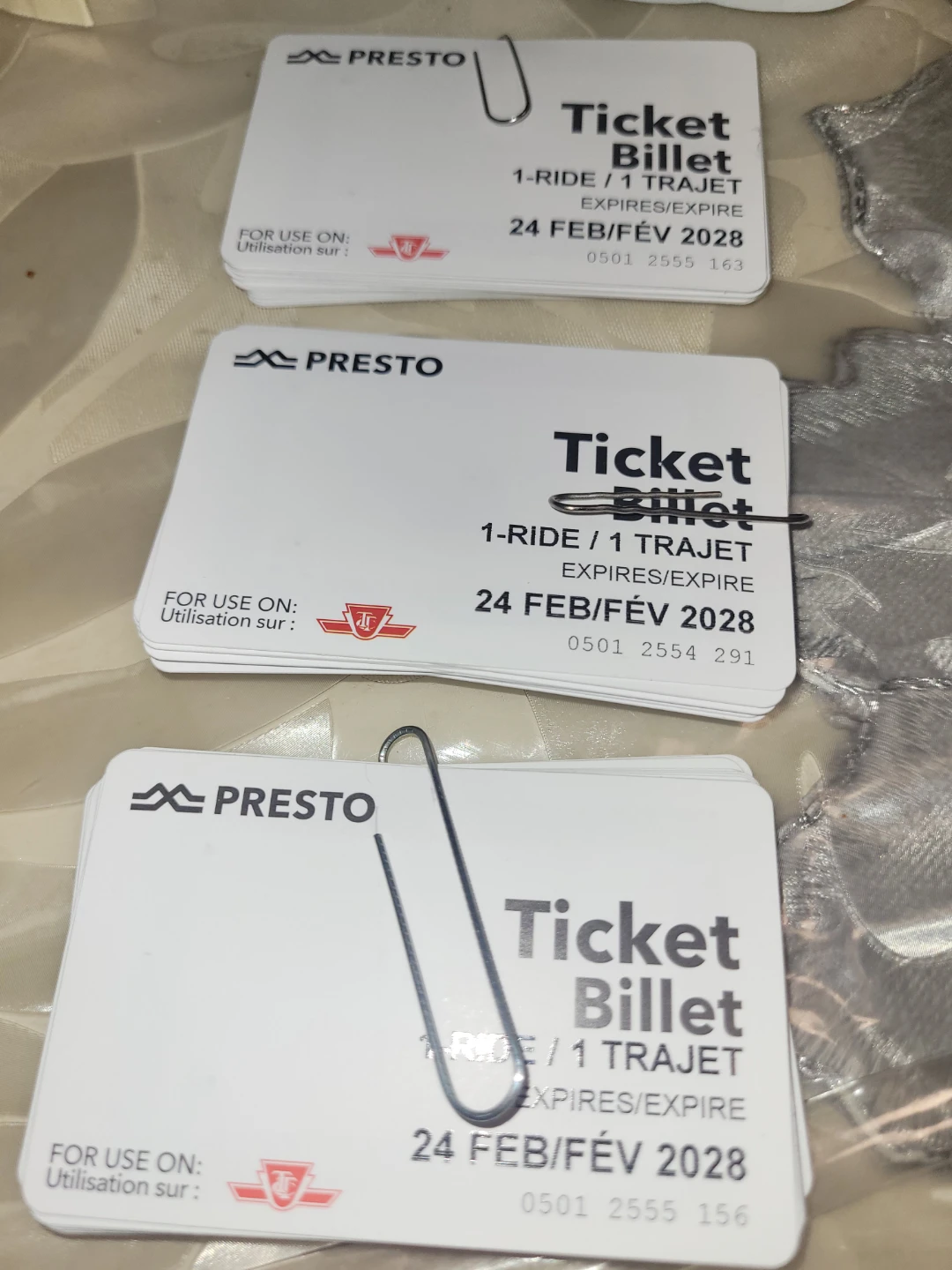 Adult PRESTO 1-Ride Tickets - Expires Feb 24, 2028