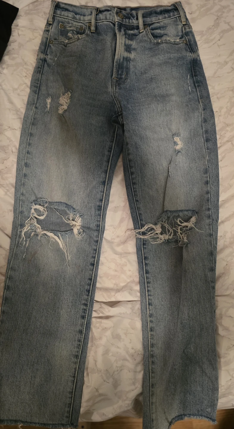 GAP Wide Straight Jeans - Size 25R - photo 3