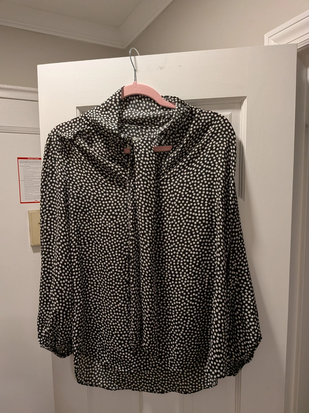 Max Studio Polka Dot Blouse