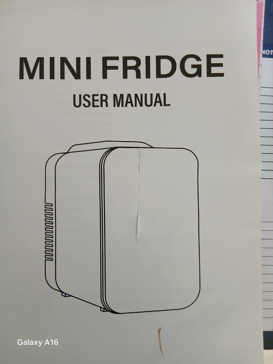 White Mini Fridge