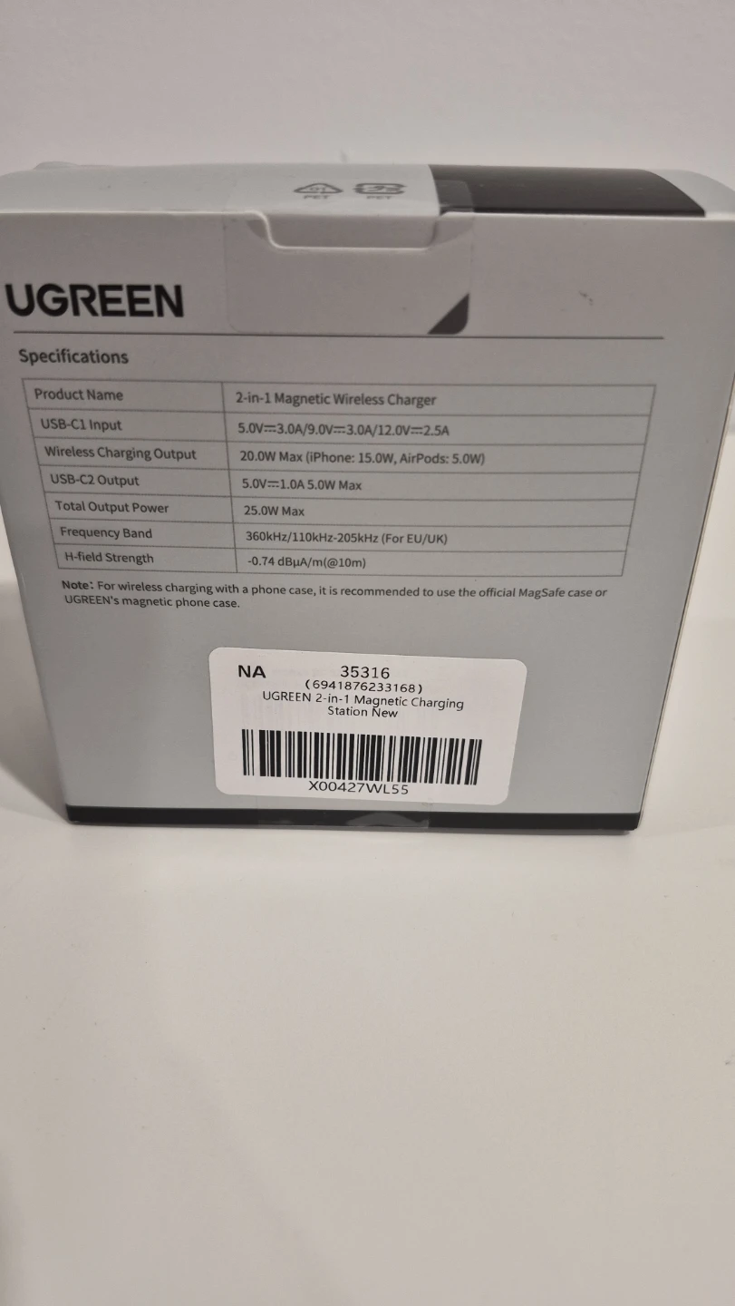 UGREEN 2-in-1 Magnetic Wireless Charger - photo 2