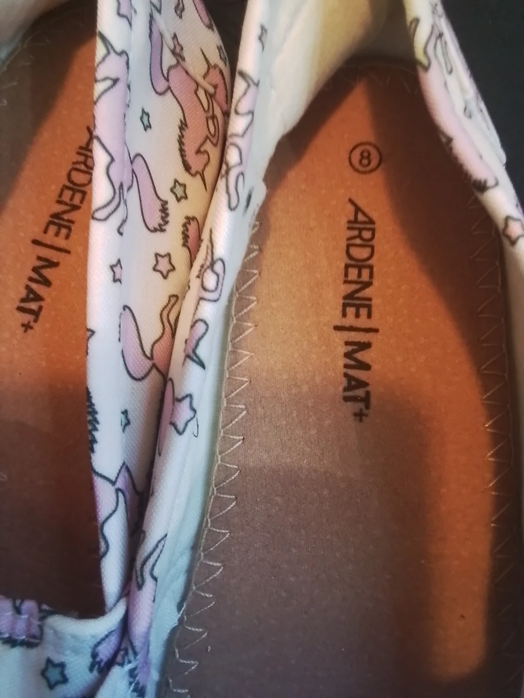 Ardene Unicorn Canvas Flats - Size 8 - photo 3