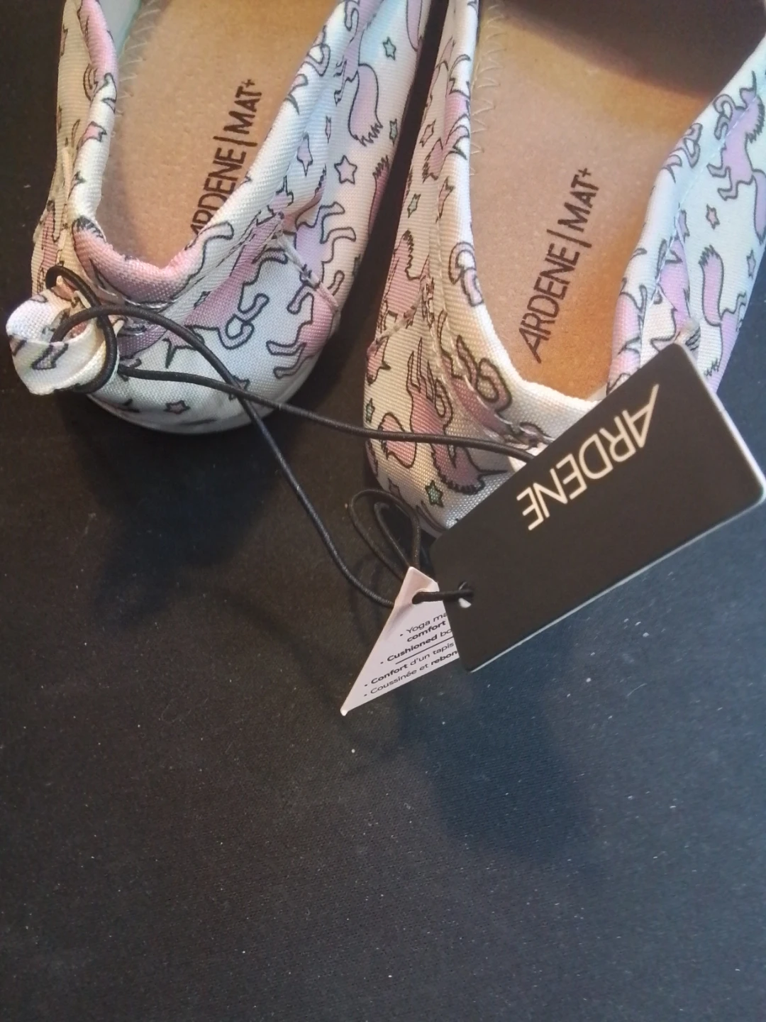 Ardene Unicorn Canvas Flats - Size 8 - photo 5