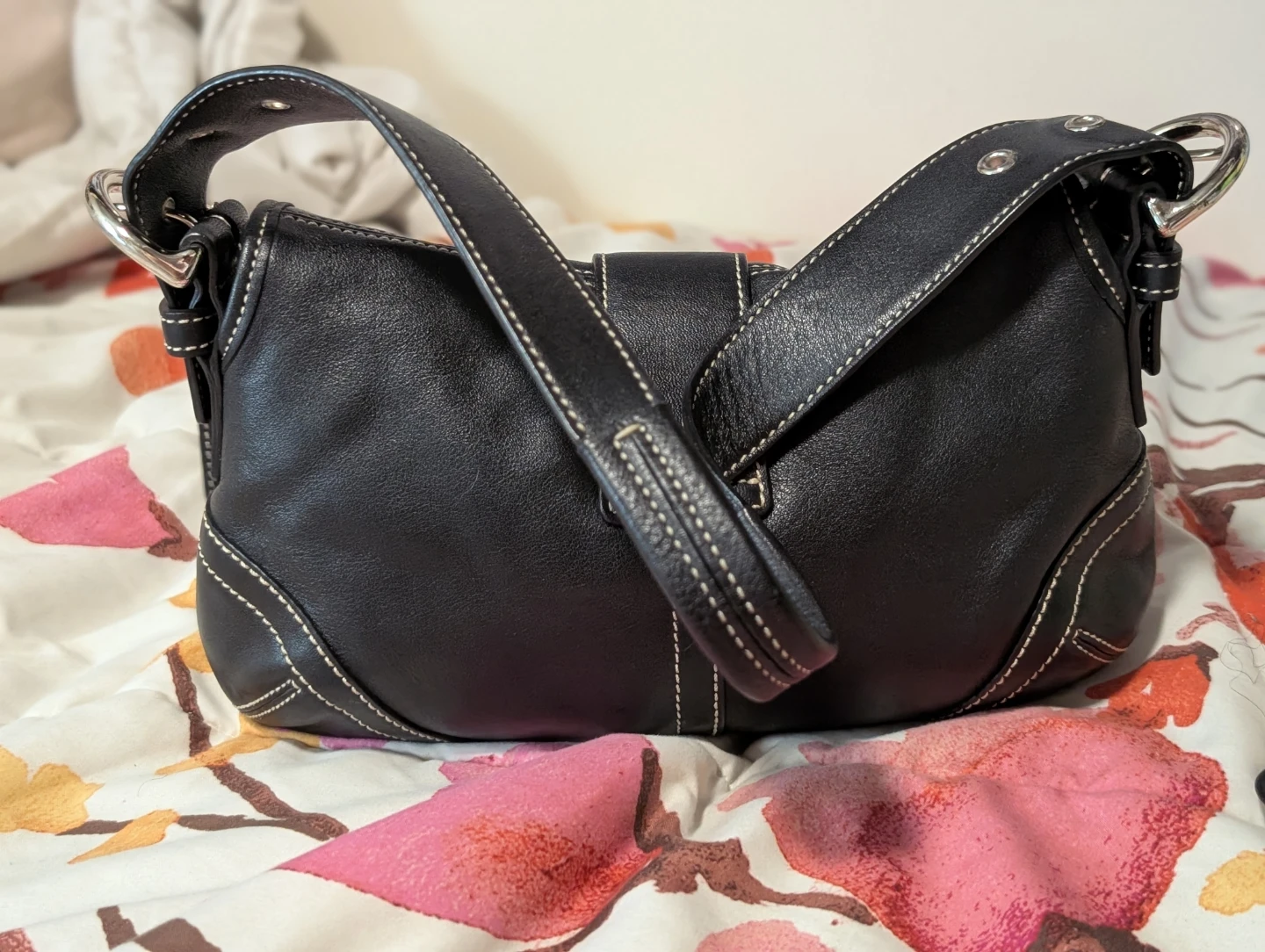Coach black leather soho (small) - photo 2