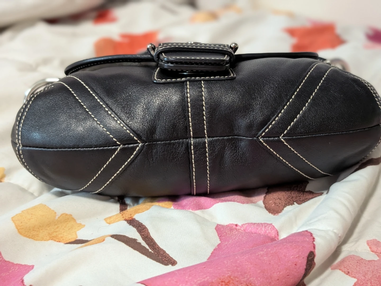Coach black leather soho (small) - photo 3