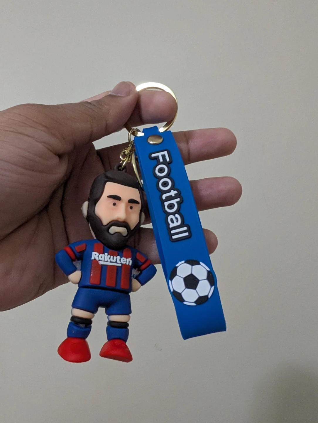 Lionel Messi Football Keychain