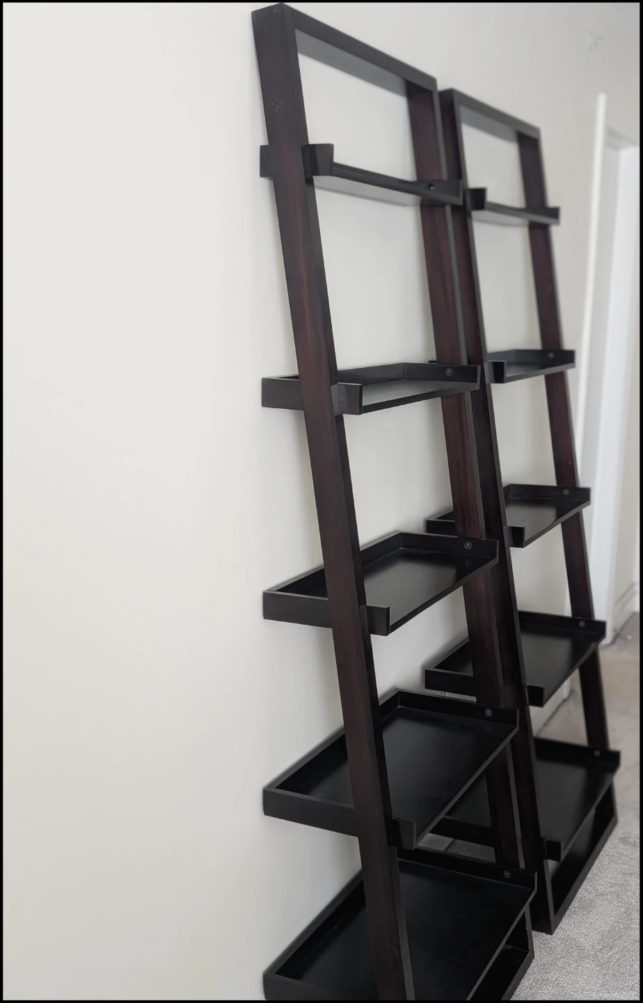 Crate and Barrel Sloane Leaning Bookcases - photo 2