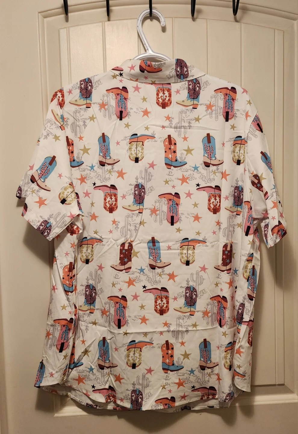 Western Boot and Cactus Print Shirt 2XL - photo 2