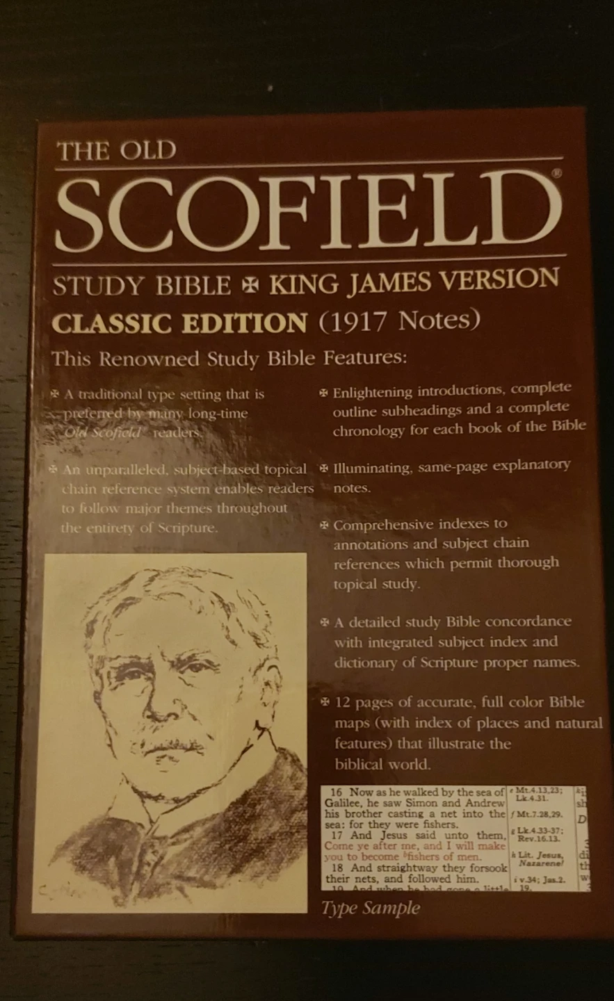 The Old Scofield Study Bible King James Version Classic Edition