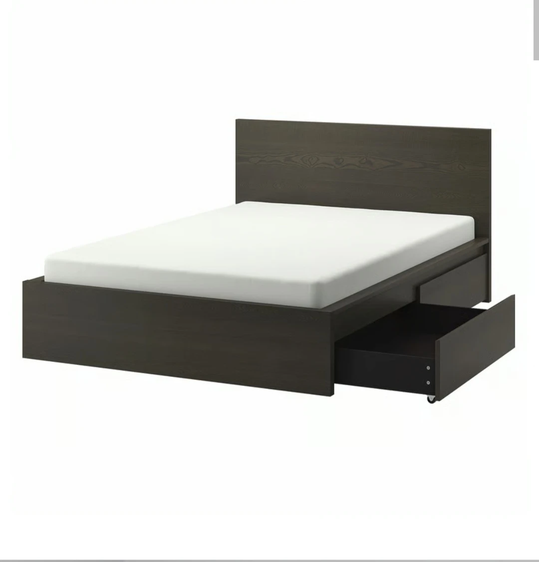 King Bed Frame with 2 Drawers -  open to offers - photo 2