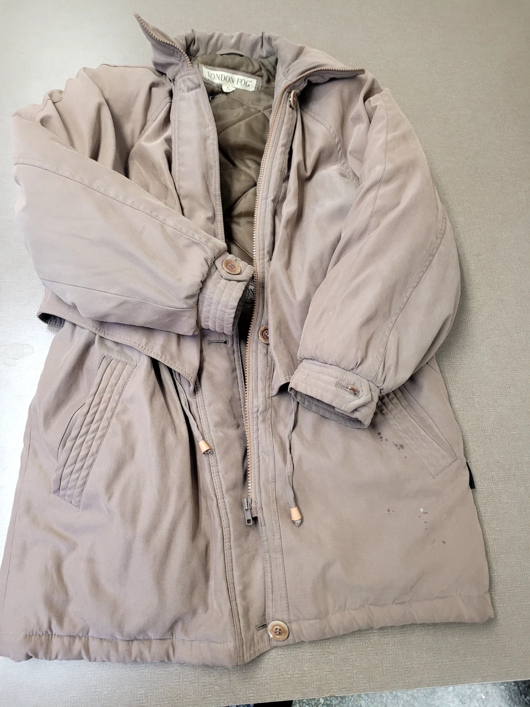 London Fog Women's Small Beige Winter Coat🥕 freecylle