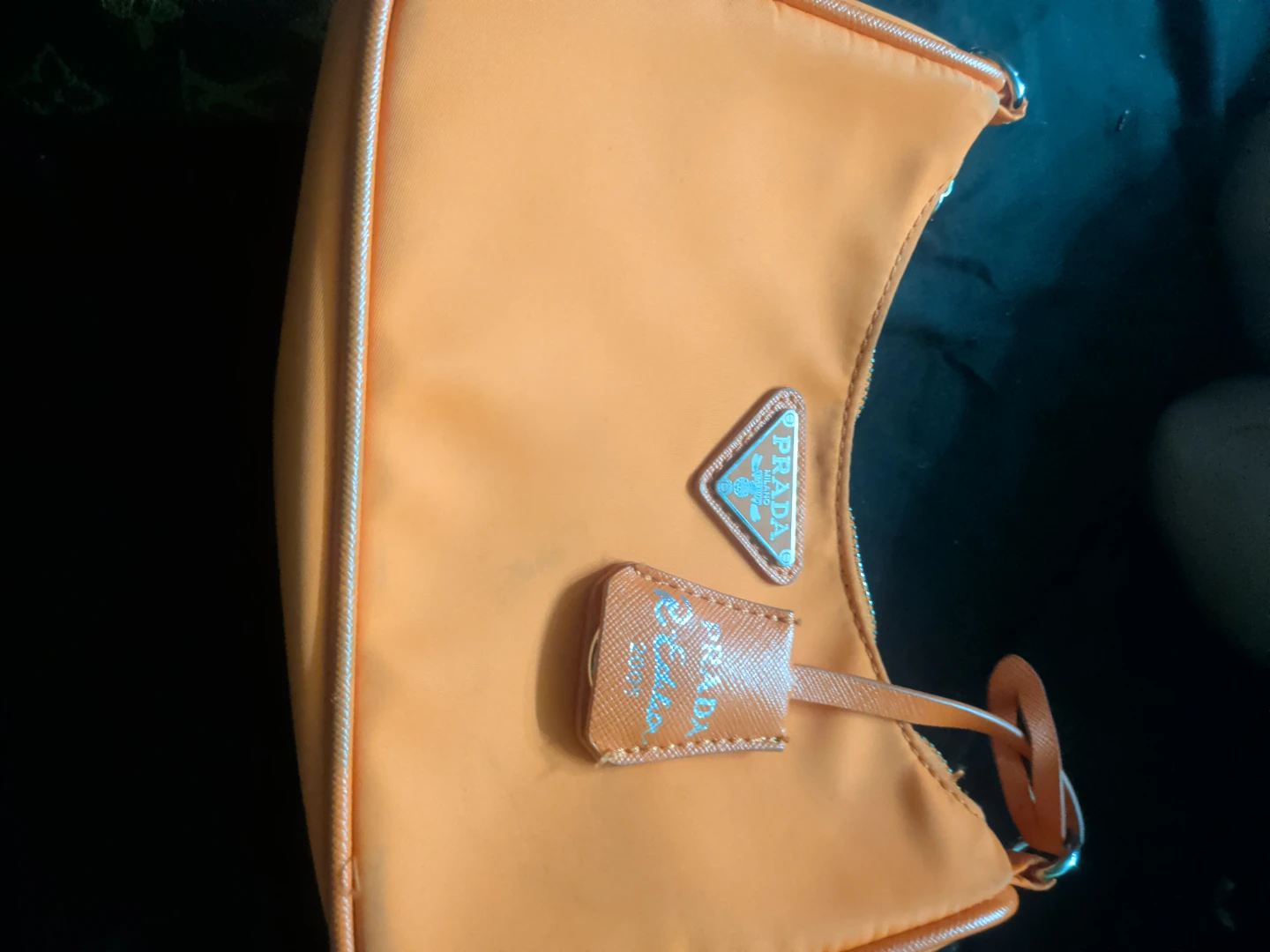 Prada Orange Shoulder Bag