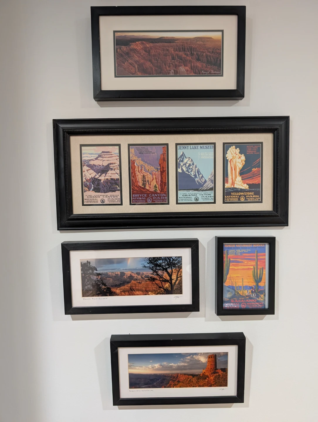 Framed National Park Art Prints Collection