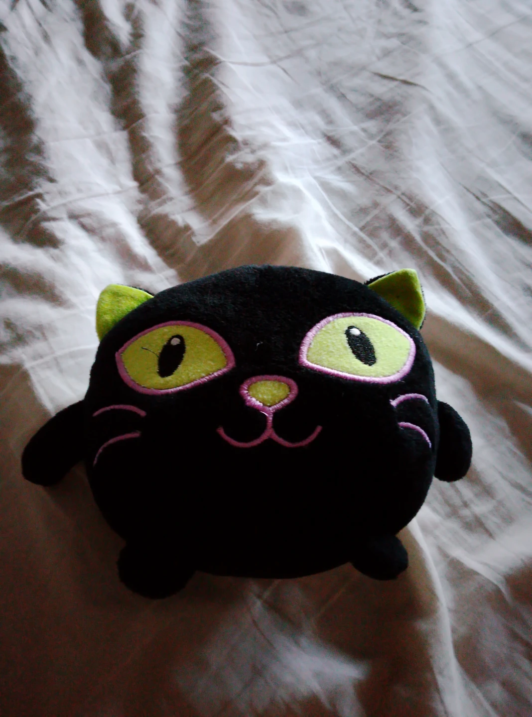 Glow in the dark Black Cat Plush Toy