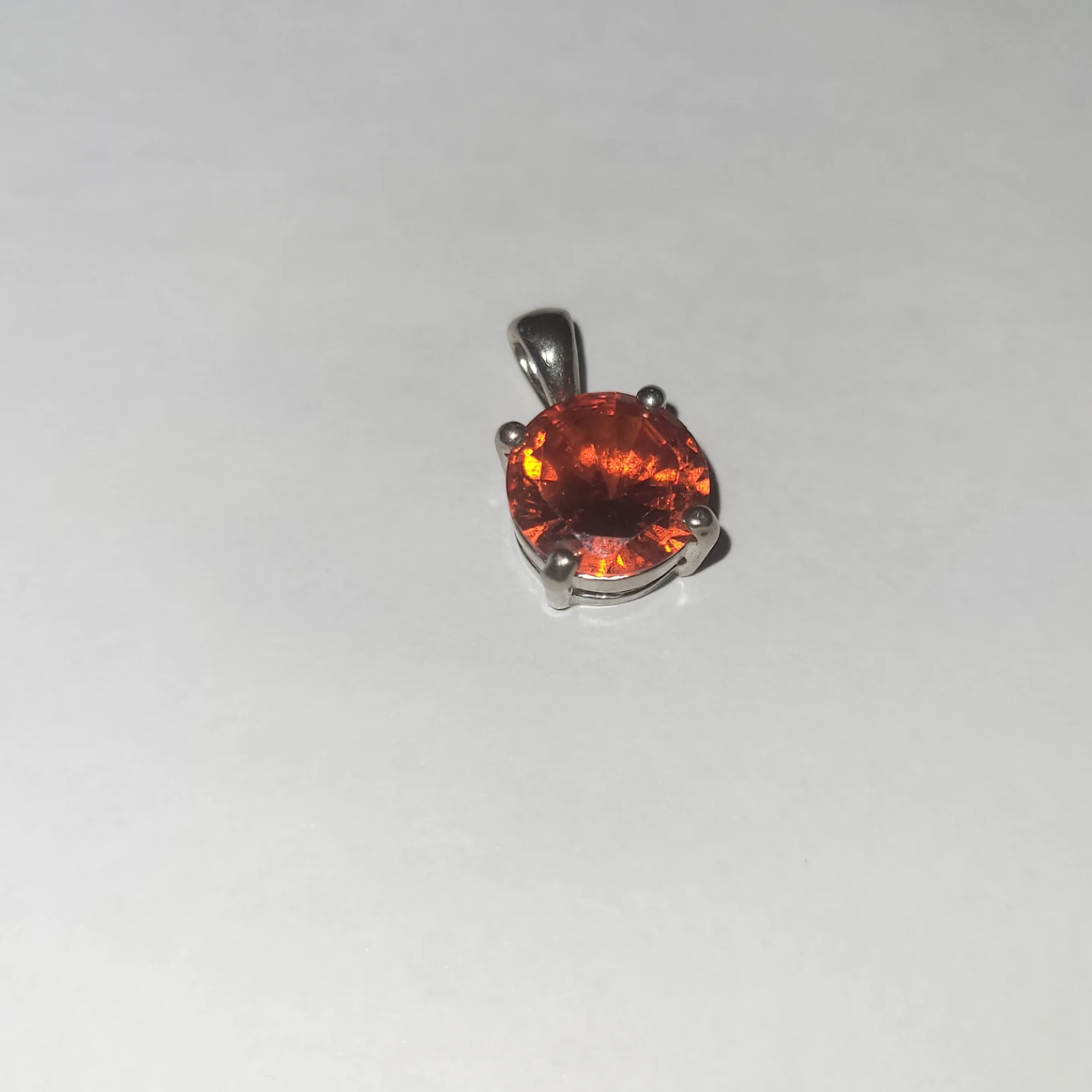Orange Gemstone Pendant - photo 2
